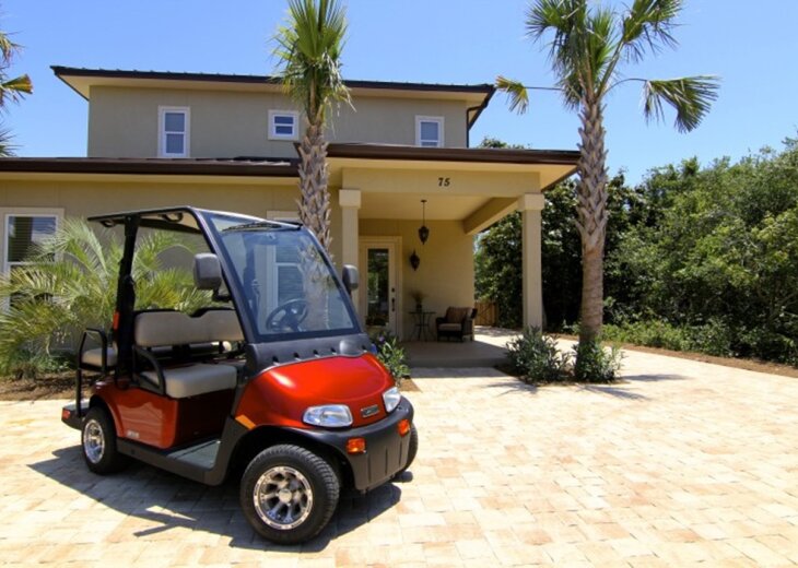 5 Bedroom House Rental in Destin, FL Luxury, 6 Passenger Golf Cart