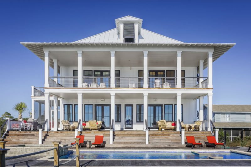 large Florida beach home rental property